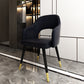 Nordic Style Dining Chairs Dining Arm Side Chairs with Metal Legs for Kitchen Black 1 Piece Clearhalo ' kitchen&dining_furn' 'Dining Chairs' 'Dining Tables & Seating' 'dining_chair' 'furn' 'furn_dining_chair' 'Furniture' 'furniture_dining_chair' 'Kitchen & Dining Furniture' 'kitchen' 4055188