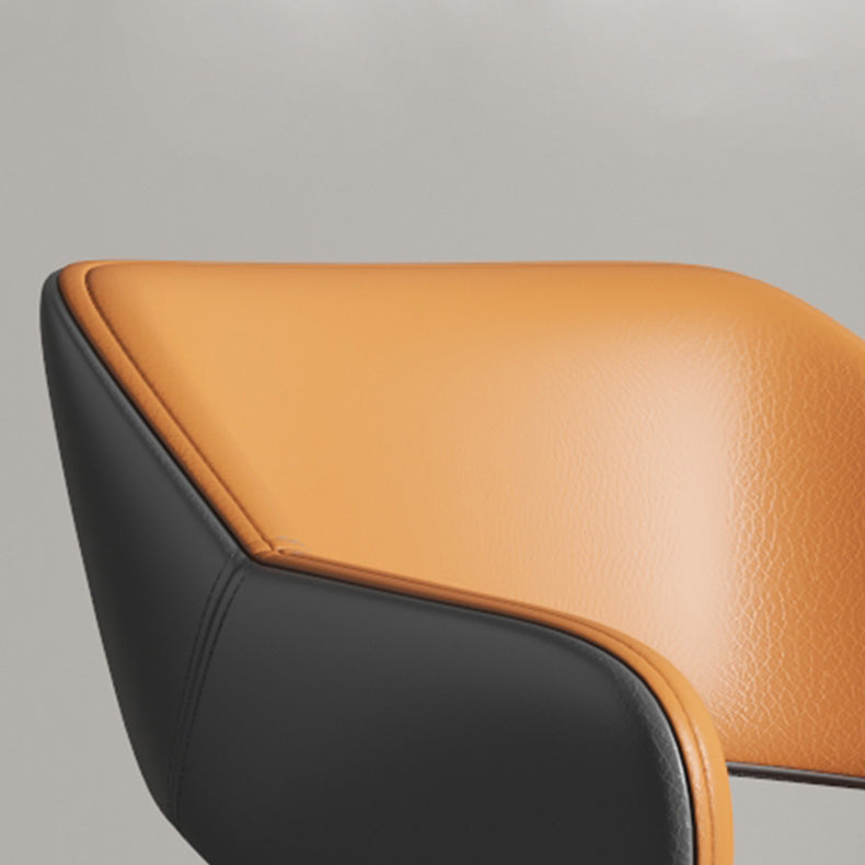 Modern Style Metal Dining Chairs Dining Open Back Arm Side Chair for Kitchen Clearhalo ' kitchen&dining_furn' 'Dining Chairs' 'Dining Tables & Seating' 'dining_chair' 'furn' 'furn_dining_chair' 'Furniture' 'furniture_dining_chair' 'Kitchen & Dining Furniture' 'kitchen' 4055243