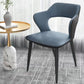 Modern Style Metal Dining Chairs Dining Open Back Arm Side Chair for Kitchen Sky Blue 1 Piece Clearhalo ' kitchen&dining_furn' 'Dining Chairs' 'Dining Tables & Seating' 'dining_chair' 'furn' 'furn_dining_chair' 'Furniture' 'furniture_dining_chair' 'Kitchen & Dining Furniture' 'kitchen' 4055262