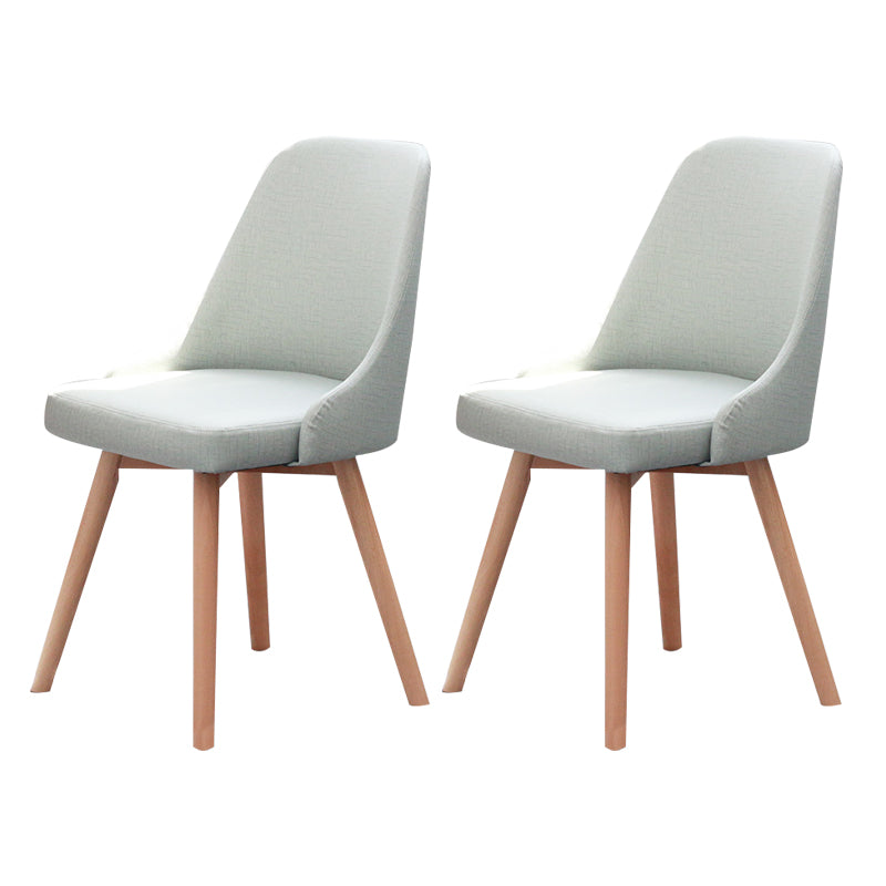 Upholstered Scandinavian Home Side Chair Matte Finish Parsons Dining Chair Pewter 2 Piece Set Clearhalo ' kitchen&dining_furn' 'Dining Chairs' 'Dining Tables & Seating' 'dining_chair' 'furn' 'furn_dining_chair' 'Furniture' 'furniture_dining_chair' 'Kitchen & Dining Furniture' 'kitchen' 4055329