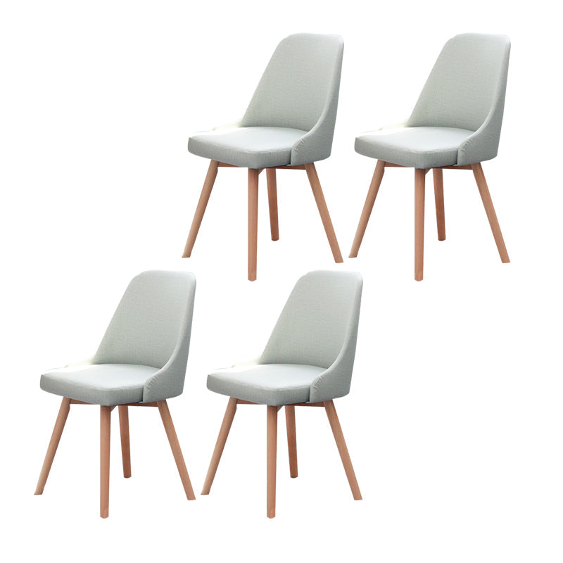 Upholstered Scandinavian Home Side Chair Matte Finish Parsons Dining Chair Pewter 4 Piece Set Clearhalo ' kitchen&dining_furn' 'Dining Chairs' 'Dining Tables & Seating' 'dining_chair' 'furn' 'furn_dining_chair' 'Furniture' 'furniture_dining_chair' 'Kitchen & Dining Furniture' 'kitchen' 4055331