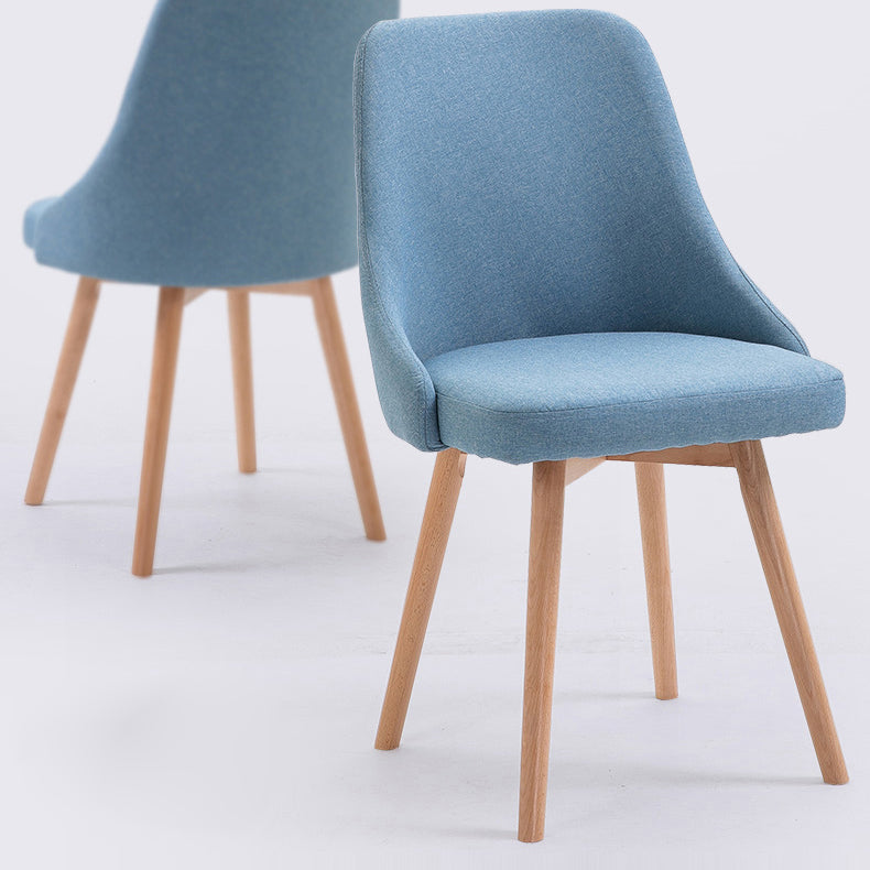 Upholstered Scandinavian Home Side Chair Matte Finish Parsons Dining Chair Clearhalo ' kitchen&dining_furn' 'Dining Chairs' 'Dining Tables & Seating' 'dining_chair' 'furn' 'furn_dining_chair' 'Furniture' 'furniture_dining_chair' 'Kitchen & Dining Furniture' 'kitchen' 4055332