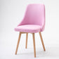 Upholstered Scandinavian Home Side Chair Matte Finish Parsons Dining Chair Pink 1 Piece Clearhalo ' kitchen&dining_furn' 'Dining Chairs' 'Dining Tables & Seating' 'dining_chair' 'furn' 'furn_dining_chair' 'Furniture' 'furniture_dining_chair' 'Kitchen & Dining Furniture' 'kitchen' 4055339