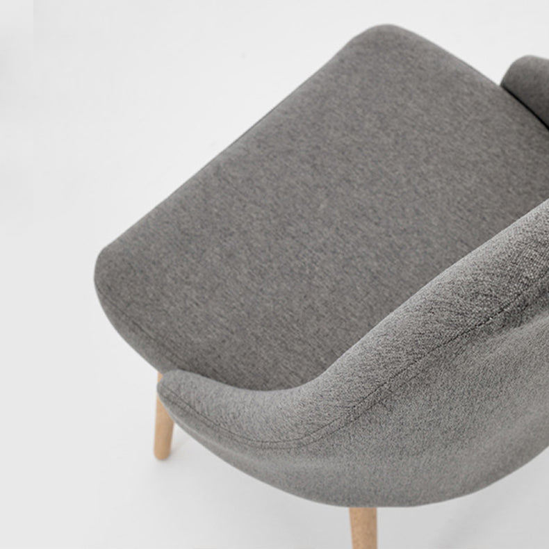 Upholstered Scandinavian Home Side Chair Matte Finish Parsons Dining Chair Clearhalo ' kitchen&dining_furn' 'Dining Chairs' 'Dining Tables & Seating' 'dining_chair' 'furn' 'furn_dining_chair' 'Furniture' 'furniture_dining_chair' 'Kitchen & Dining Furniture' 'kitchen' 4055341