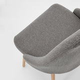 Upholstered Scandinavian Home Side Chair Matte Finish Parsons Dining Chair Clearhalo ' kitchen&dining_furn' 'Dining Chairs' 'Dining Tables & Seating' 'dining_chair' 'furn' 'furn_dining_chair' 'Furniture' 'furniture_dining_chair' 'Kitchen & Dining Furniture' 'kitchen' 4055341