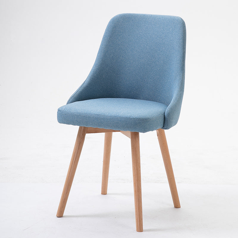 Upholstered Scandinavian Home Side Chair Matte Finish Parsons Dining Chair Light Blue 1 Piece Clearhalo ' kitchen&dining_furn' 'Dining Chairs' 'Dining Tables & Seating' 'dining_chair' 'furn' 'furn_dining_chair' 'Furniture' 'furniture_dining_chair' 'Kitchen & Dining Furniture' 'kitchen' 4055367