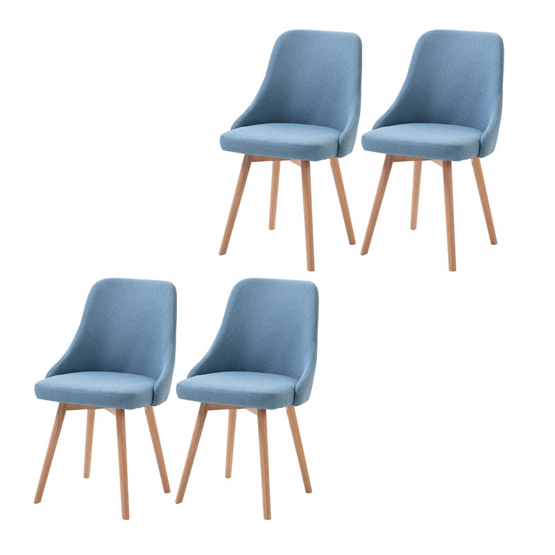 Upholstered Scandinavian Home Side Chair Matte Finish Parsons Dining Chair Light Blue 4 Piece Set Clearhalo ' kitchen&dining_furn' 'Dining Chairs' 'Dining Tables & Seating' 'dining_chair' 'furn' 'furn_dining_chair' 'Furniture' 'furniture_dining_chair' 'Kitchen & Dining Furniture' 'kitchen' 4055369