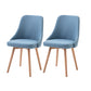 Upholstered Scandinavian Home Side Chair Matte Finish Parsons Dining Chair Sky Blue 2 Piece Set Clearhalo ' kitchen&dining_furn' 'Dining Chairs' 'Dining Tables & Seating' 'dining_chair' 'furn' 'furn_dining_chair' 'Furniture' 'furniture_dining_chair' 'Kitchen & Dining Furniture' 'kitchen' 4055371
