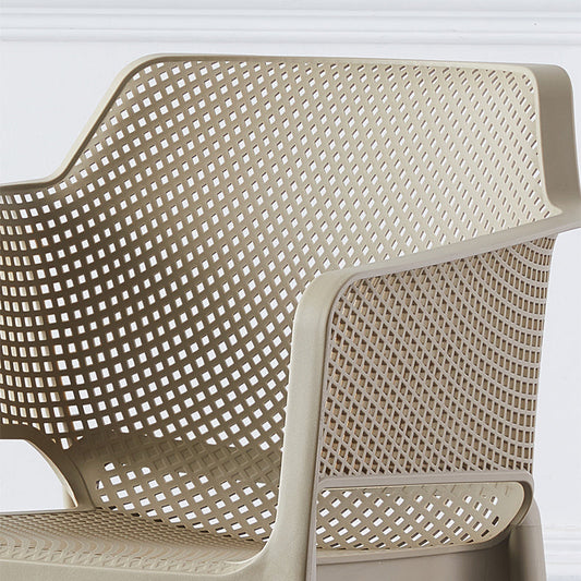 Contemporary Style Dining Room Chairs Stackable Arm Chairs with Plastic Legs Clearhalo ' kitchen&dining_furn' 'Dining Chairs' 'Dining Tables & Seating' 'dining_chair' 'furn' 'furn_dining_chair' 'Furniture' 'furniture_dining_chair' 'Kitchen & Dining Furniture' 'kitchen' 4055386