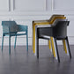 Contemporary Style Dining Room Chairs Stackable Arm Chairs with Plastic Legs Clearhalo ' kitchen&dining_furn' 'Dining Chairs' 'Dining Tables & Seating' 'dining_chair' 'furn' 'furn_dining_chair' 'Furniture' 'furniture_dining_chair' 'Kitchen & Dining Furniture' 'kitchen' 4055393