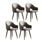 Nordic Style Metal Dining Chairs Dining Open Back Arm Side Chair for Kitchen Grey 4 Piece Set Clearhalo ' kitchen&dining_furn' 'Dining Chairs' 'Dining Tables & Seating' 'dining_chair' 'furn' 'furn_dining_chair' 'Furniture' 'furniture_dining_chair' 'Kitchen & Dining Furniture' 'kitchen' 4055435