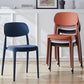 Plastic Scandinavian Living Room Side Chair Matte Finish Open Back Dining Chair Clearhalo ' kitchen&dining_furn' 'Dining Chairs' 'Dining Tables & Seating' 'dining_chair' 'furn' 'furn_dining_chair' 'Furniture' 'furniture_dining_chair' 'Kitchen & Dining Furniture' 'kitchen' 4055485