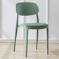Plastic Scandinavian Living Room Side Chair Matte Finish Open Back Dining Chair Turquoise Leather 1 Piece Clearhalo ' kitchen&dining_furn' 'Dining Chairs' 'Dining Tables & Seating' 'dining_chair' 'furn' 'furn_dining_chair' 'Furniture' 'furniture_dining_chair' 'Kitchen & Dining Furniture' 'kitchen' 4055501