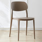 Plastic Scandinavian Living Room Side Chair Matte Finish Open Back Dining Chair Brown Plastic & Acrylic 1 Piece Clearhalo ' kitchen&dining_furn' 'Dining Chairs' 'Dining Tables & Seating' 'dining_chair' 'furn' 'furn_dining_chair' 'Furniture' 'furniture_dining_chair' 'Kitchen & Dining Furniture' 'kitchen' 4055528