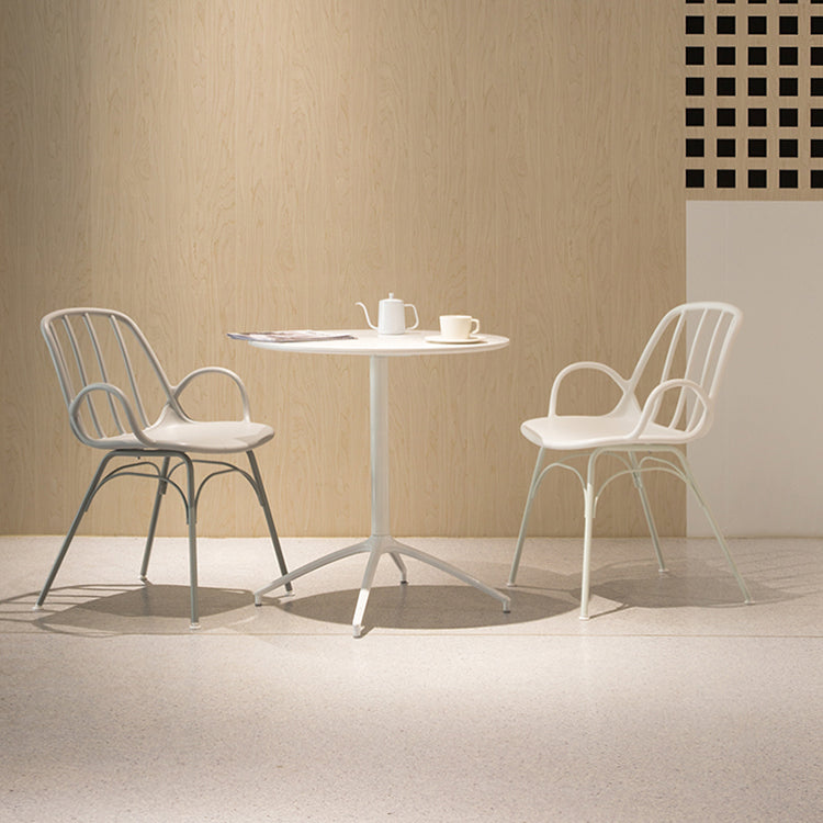 Industrial Style Kitchen Dining Chairs Dining Arm Side Chairs with Metal Legs Clearhalo ' kitchen&dining_furn' 'Dining Chairs' 'Dining Tables & Seating' 'dining_chair' 'furn' 'furn_dining_chair' 'Furniture' 'furniture_dining_chair' 'Kitchen & Dining Furniture' 'kitchen' 4055591