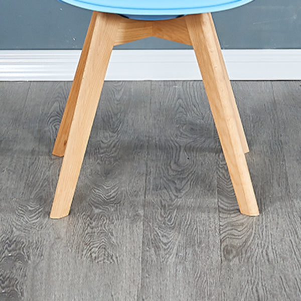 Leather Scandinavian Home Side Chair Matte Finish Parsons Dining Chair (Set of 4) Clearhalo ' kitchen&dining_furn' 'Dining Chairs' 'Dining Tables & Seating' 'dining_chair' 'Furniture' 'furniture_dining_chair' 'Kitchen & Dining Furniture' 'kitchen' 4055622