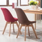 Upholstered Scandinavian Conference Room Side Chair Matte Finish Parsons Dining Chairs Clearhalo ' kitchen&dining_furn' 'Dining Chairs' 'Dining Tables & Seating' 'dining_chair' 'Furniture' 'furniture_dining_chair' 'Kitchen & Dining Furniture' 'kitchen' 4055646