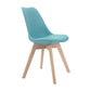Upholstered Scandinavian Conference Room Side Chair Matte Finish Parsons Dining Chairs Sky Blue 1 Piece Clearhalo ' kitchen&dining_furn' 'Dining Chairs' 'Dining Tables & Seating' 'dining_chair' 'Furniture' 'furniture_dining_chair' 'Kitchen & Dining Furniture' 'kitchen' 4055662