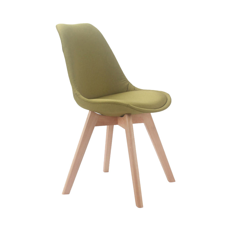 Upholstered Scandinavian Conference Room Side Chair Matte Finish Parsons Dining Chairs Green 1 Piece Clearhalo ' kitchen&dining_furn' 'Dining Chairs' 'Dining Tables & Seating' 'dining_chair' 'Furniture' 'furniture_dining_chair' 'Kitchen & Dining Furniture' 'kitchen' 4055665