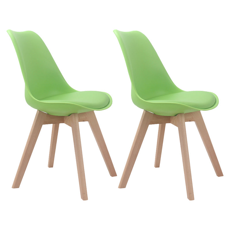 Upholstered Scandinavian Conference Room Side Chair Matte Finish Parsons Dining Chairs Light Green Set of 2 Clearhalo ' kitchen&dining_furn' 'Dining Chairs' 'Dining Tables & Seating' 'dining_chair' 'Furniture' 'furniture_dining_chair' 'Kitchen & Dining Furniture' 'kitchen' 4055672