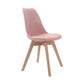 Upholstered Scandinavian Conference Room Side Chair Matte Finish Parsons Dining Chairs Light Pink 1 Piece Clearhalo ' kitchen&dining_furn' 'Dining Chairs' 'Dining Tables & Seating' 'dining_chair' 'Furniture' 'furniture_dining_chair' 'Kitchen & Dining Furniture' 'kitchen' 4055719