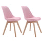Upholstered Scandinavian Conference Room Side Chair Matte Finish Parsons Dining Chairs Rose Bloom Set of 2 Clearhalo ' kitchen&dining_furn' 'Dining Chairs' 'Dining Tables & Seating' 'dining_chair' 'Furniture' 'furniture_dining_chair' 'Kitchen & Dining Furniture' 'kitchen' 4055735