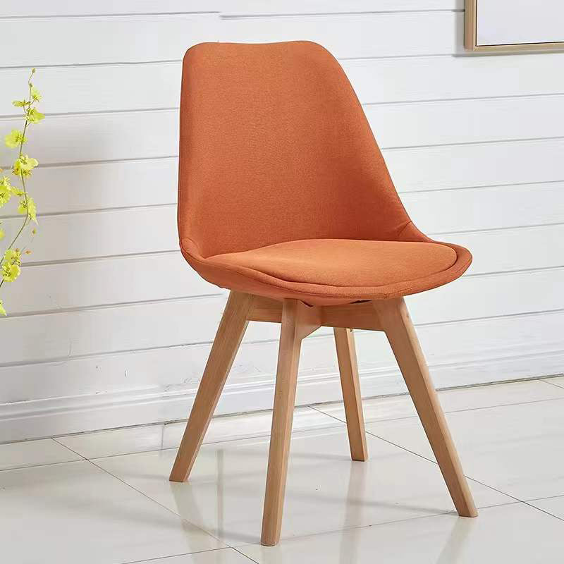 Fabric Scandinavian Conference Room Side Chair Matte Finish Parsons Dining Chair Clearhalo ' kitchen&dining_furn' 'Dining Chairs' 'Dining Tables & Seating' 'dining_chair' 'Furniture' 'furniture_dining_chair' 'Kitchen & Dining Furniture' 'kitchen' 4055741