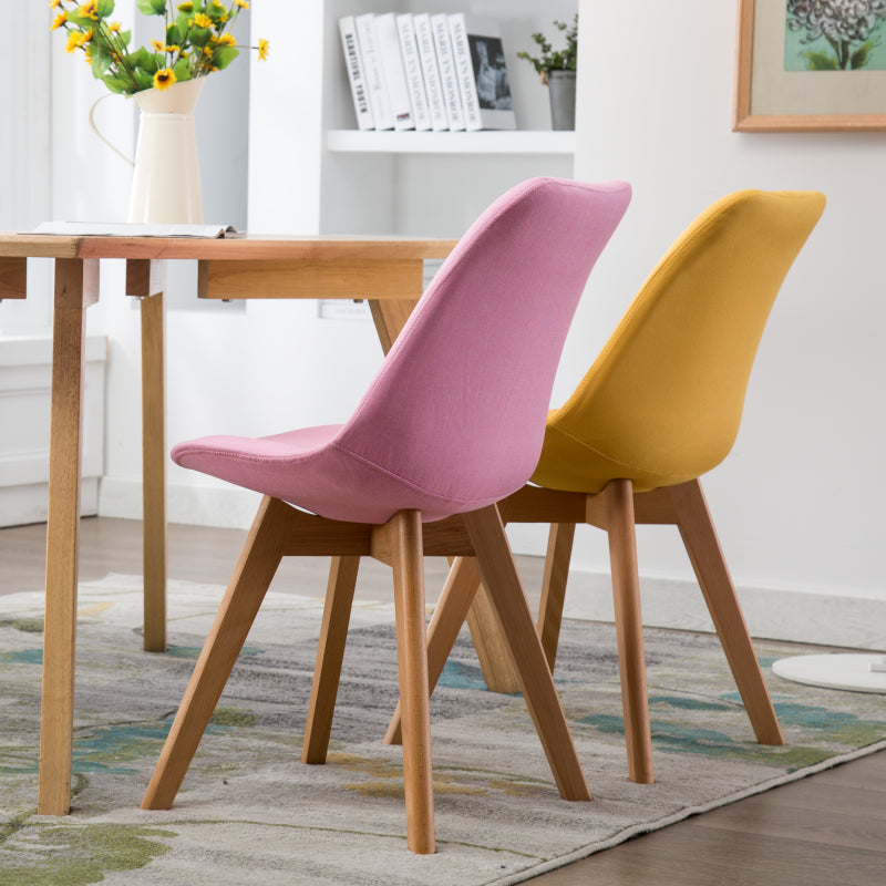 Fabric Scandinavian Conference Room Side Chair Matte Finish Parsons Dining Chair Clearhalo ' kitchen&dining_furn' 'Dining Chairs' 'Dining Tables & Seating' 'dining_chair' 'Furniture' 'furniture_dining_chair' 'Kitchen & Dining Furniture' 'kitchen' 4055744