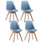 Fabric Scandinavian Conference Room Side Chair Matte Finish Parsons Dining Chair Sky Blue Set of 4 Clearhalo ' kitchen&dining_furn' 'Dining Chairs' 'Dining Tables & Seating' 'dining_chair' 'Furniture' 'furniture_dining_chair' 'Kitchen & Dining Furniture' 'kitchen' 4055756