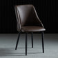 Leather Upholstered Armless Dining Chairs Home Side Chairs with Metal Legs Coffee 1 Piece Black Clearhalo ' kitchen&dining_furn' 'Dining Chairs' 'Dining Tables & Seating' 'dining_chair' 'furn' 'furn_dining_chair' 'Furniture' 'furniture_dining_chair' 'Kitchen & Dining Furniture' 'kitchen' 4055829