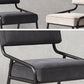 Industrial Home Side Chair Open Back Metal Upholstered Dining Room Chair Clearhalo ' kitchen&dining_furn' 'Dining Chairs' 'Dining Tables & Seating' 'dining_chair' 'furn' 'furn_dining_chair' 'Furniture' 'furniture_dining_chair' 'Kitchen & Dining Furniture' 'kitchen' 4055847