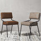 Industrial Home Side Chair Open Back Metal Upholstered Dining Room Chair Clearhalo ' kitchen&dining_furn' 'Dining Chairs' 'Dining Tables & Seating' 'dining_chair' 'furn' 'furn_dining_chair' 'Furniture' 'furniture_dining_chair' 'Kitchen & Dining Furniture' 'kitchen' 4055850