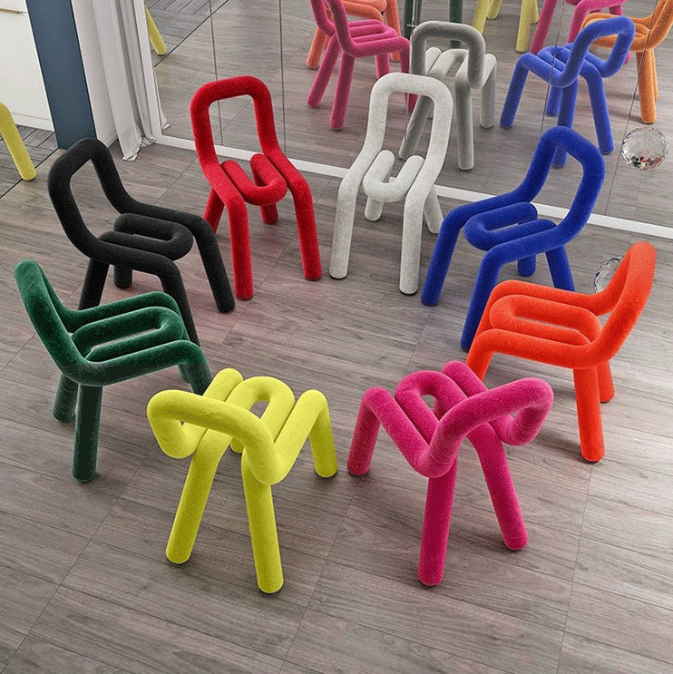 Modern Style Velvet Chairs Set Open Back Side Dining Room Kitchen Chair Clearhalo ' kitchen&dining_furn' 'Dining Chairs' 'Dining Tables & Seating' 'dining_chair' 'furn' 'furn_dining_chair' 'Furniture' 'furniture_dining_chair' 'Kitchen & Dining Furniture' 'kitchen' 4056017