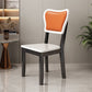 Indoor Scandinavian Side Chair Wood Upholstered Open Back Dining Room Chair Orange 1 Piece Clearhalo ' kitchen&dining_furn' 'Dining Chairs' 'Dining Tables & Seating' 'dining_chair' 'furn' 'furn_dining_chair' 'Furniture' 'furniture_dining_chair' 'Kitchen & Dining Furniture' 'kitchen' 4056043