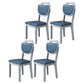 Indoor Scandinavian Side Chair Wood Upholstered Open Back Dining Room Chair Blue 4 Piece Set Clearhalo ' kitchen&dining_furn' 'Dining Chairs' 'Dining Tables & Seating' 'dining_chair' 'furn' 'furn_dining_chair' 'Furniture' 'furniture_dining_chair' 'Kitchen & Dining Furniture' 'kitchen' 4056053