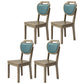 Indoor Scandinavian Side Chair Wood Upholstered Open Back Dining Room Chair Aqua 4 Piece Set Clearhalo ' kitchen&dining_furn' 'Dining Chairs' 'Dining Tables & Seating' 'dining_chair' 'furn' 'furn_dining_chair' 'Furniture' 'furniture_dining_chair' 'Kitchen & Dining Furniture' 'kitchen' 4056056