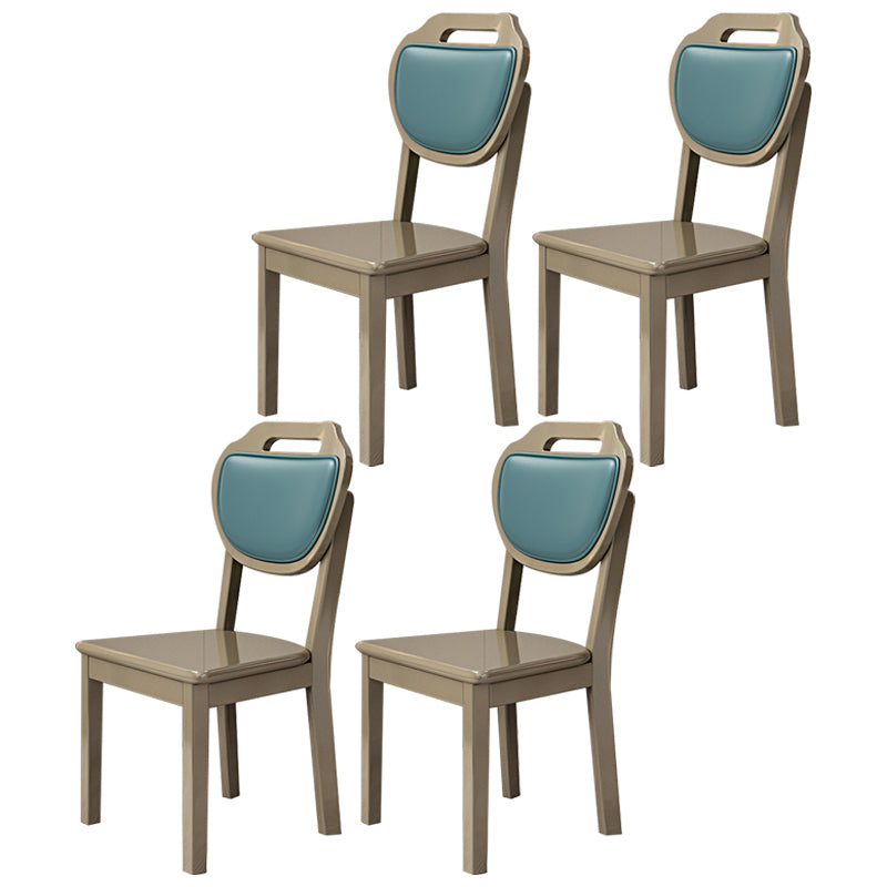 Indoor Scandinavian Side Chair Wood Upholstered Open Back Dining Room Chair Aqua 4 Piece Set Clearhalo ' kitchen&dining_furn' 'Dining Chairs' 'Dining Tables & Seating' 'dining_chair' 'furn' 'furn_dining_chair' 'Furniture' 'furniture_dining_chair' 'Kitchen & Dining Furniture' 'kitchen' 4056056