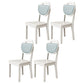 Indoor Scandinavian Side Chair Wood Upholstered Open Back Dining Room Chair Light Green 4 Piece Set Clearhalo ' kitchen&dining_furn' 'Dining Chairs' 'Dining Tables & Seating' 'dining_chair' 'furn' 'furn_dining_chair' 'Furniture' 'furniture_dining_chair' 'Kitchen & Dining Furniture' 'kitchen' 4056061