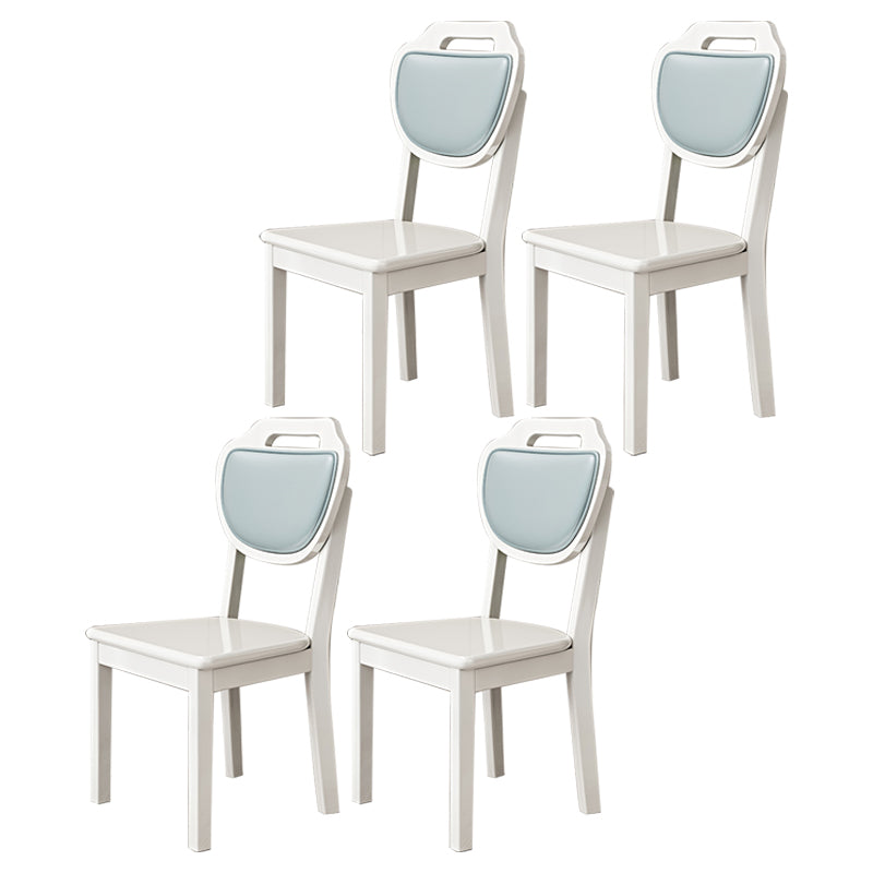 Indoor Scandinavian Side Chair Wood Upholstered Open Back Dining Room Chair Light Green 4 Piece Set Clearhalo ' kitchen&dining_furn' 'Dining Chairs' 'Dining Tables & Seating' 'dining_chair' 'furn' 'furn_dining_chair' 'Furniture' 'furniture_dining_chair' 'Kitchen & Dining Furniture' 'kitchen' 4056061