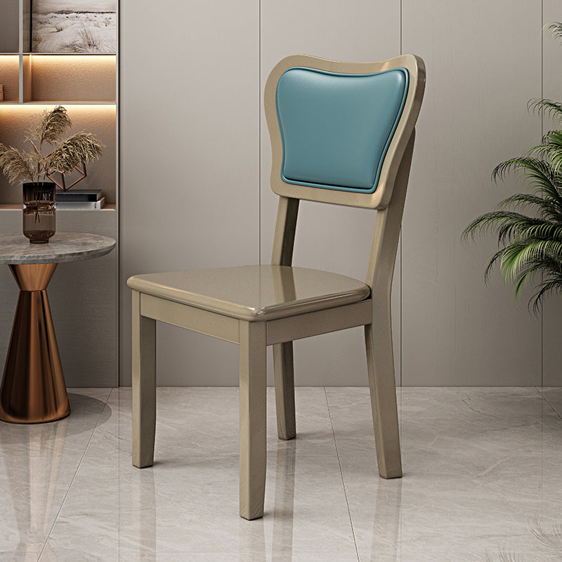 Indoor Scandinavian Side Chair Wood Upholstered Open Back Dining Room Chair Army Green 1 Piece Clearhalo ' kitchen&dining_furn' 'Dining Chairs' 'Dining Tables & Seating' 'dining_chair' 'furn' 'furn_dining_chair' 'Furniture' 'furniture_dining_chair' 'Kitchen & Dining Furniture' 'kitchen' 4056065