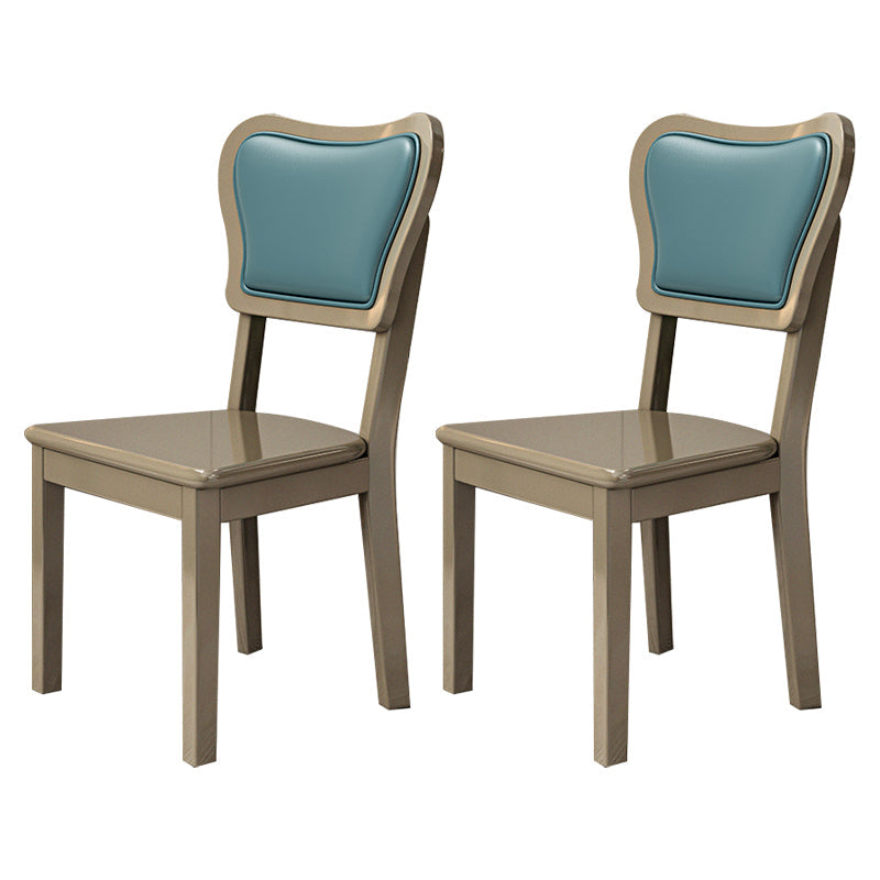 Indoor Scandinavian Side Chair Wood Upholstered Open Back Dining Room Chair Army Green 2 Piece Set Clearhalo ' kitchen&dining_furn' 'Dining Chairs' 'Dining Tables & Seating' 'dining_chair' 'furn' 'furn_dining_chair' 'Furniture' 'furniture_dining_chair' 'Kitchen & Dining Furniture' 'kitchen' 4056066