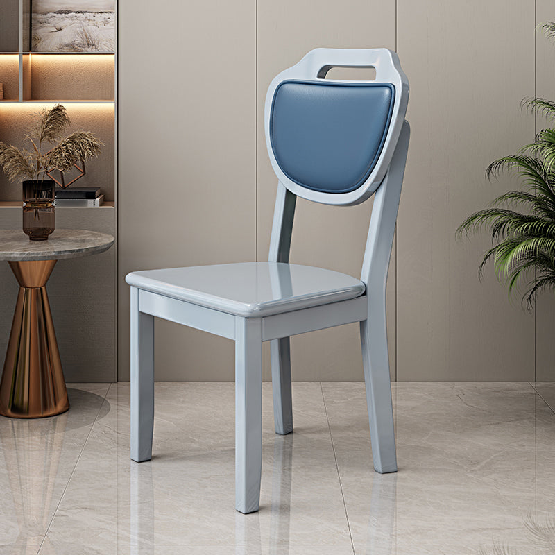 Indoor Scandinavian Side Chair Wood Upholstered Open Back Dining Room Chair Gray-Blue 1 Piece Clearhalo ' kitchen&dining_furn' 'Dining Chairs' 'Dining Tables & Seating' 'dining_chair' 'furn' 'furn_dining_chair' 'Furniture' 'furniture_dining_chair' 'Kitchen & Dining Furniture' 'kitchen' 4056068