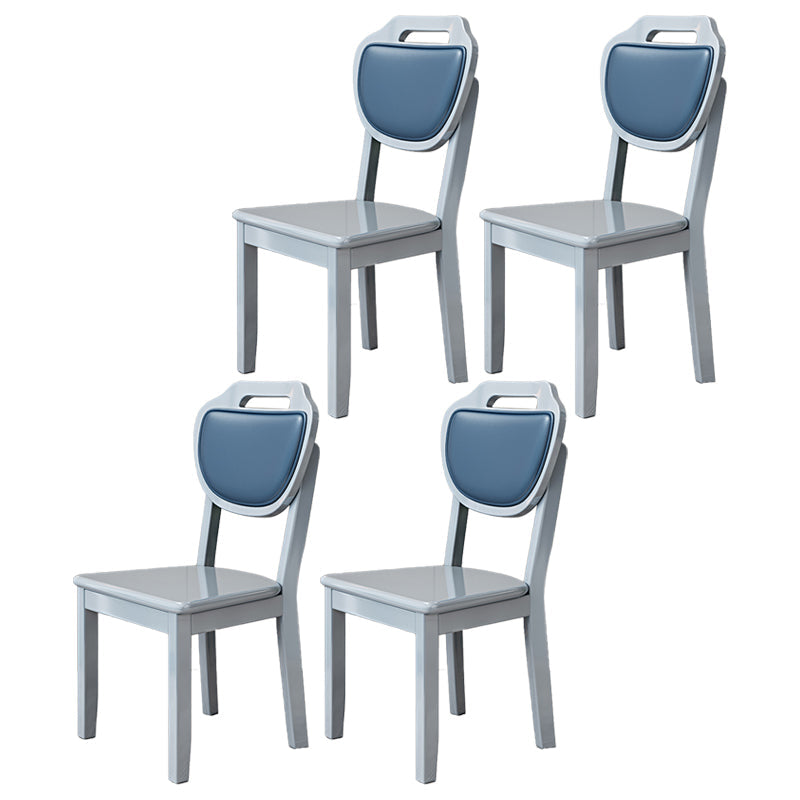 Indoor Scandinavian Side Chair Wood Upholstered Open Back Dining Room Chair Gray-Blue 4 Piece Set Clearhalo ' kitchen&dining_furn' 'Dining Chairs' 'Dining Tables & Seating' 'dining_chair' 'furn' 'furn_dining_chair' 'Furniture' 'furniture_dining_chair' 'Kitchen & Dining Furniture' 'kitchen' 4056070