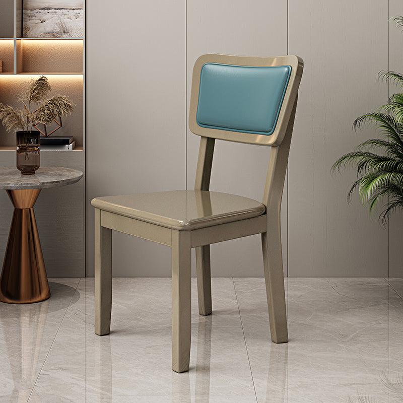 Indoor Scandinavian Side Chair Wood Upholstered Open Back Dining Room Chair Dark Army Green 1 Piece Clearhalo ' kitchen&dining_furn' 'Dining Chairs' 'Dining Tables & Seating' 'dining_chair' 'furn' 'furn_dining_chair' 'Furniture' 'furniture_dining_chair' 'Kitchen & Dining Furniture' 'kitchen' 4056071