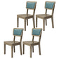 Indoor Scandinavian Side Chair Wood Upholstered Open Back Dining Room Chair Dark Army Green 4 Piece Set Clearhalo ' kitchen&dining_furn' 'Dining Chairs' 'Dining Tables & Seating' 'dining_chair' 'furn' 'furn_dining_chair' 'Furniture' 'furniture_dining_chair' 'Kitchen & Dining Furniture' 'kitchen' 4056073