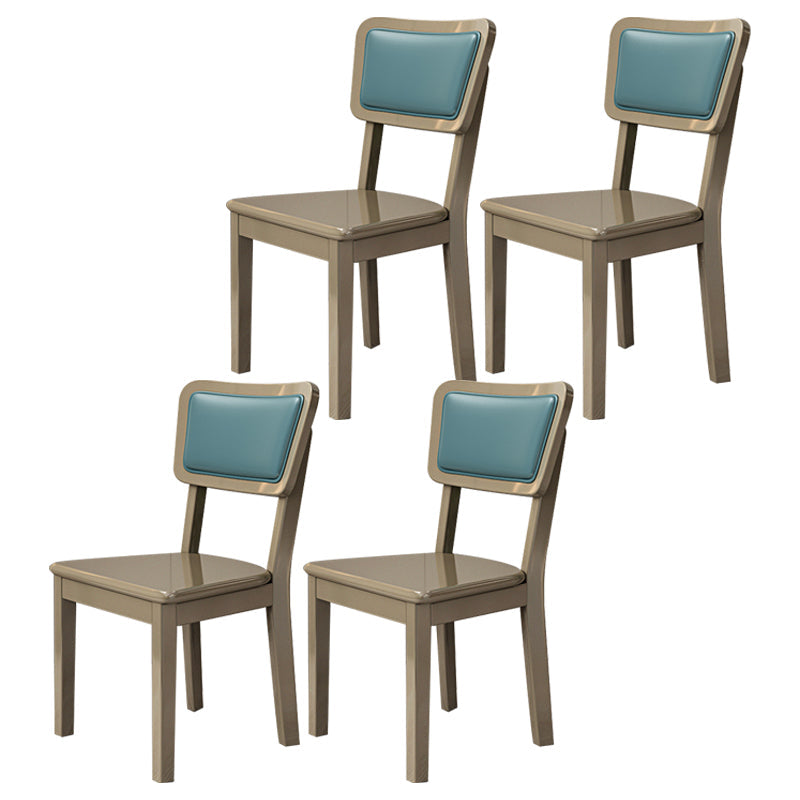 Indoor Scandinavian Side Chair Wood Upholstered Open Back Dining Room Chair Dark Army Green 4 Piece Set Clearhalo ' kitchen&dining_furn' 'Dining Chairs' 'Dining Tables & Seating' 'dining_chair' 'furn' 'furn_dining_chair' 'Furniture' 'furniture_dining_chair' 'Kitchen & Dining Furniture' 'kitchen' 4056073