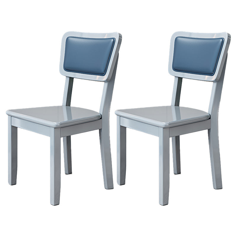 Indoor Scandinavian Side Chair Wood Upholstered Open Back Dining Room Chair Dark Blue-Gray 2 Piece Set Clearhalo ' kitchen&dining_furn' 'Dining Chairs' 'Dining Tables & Seating' 'dining_chair' 'furn' 'furn_dining_chair' 'Furniture' 'furniture_dining_chair' 'Kitchen & Dining Furniture' 'kitchen' 4056078