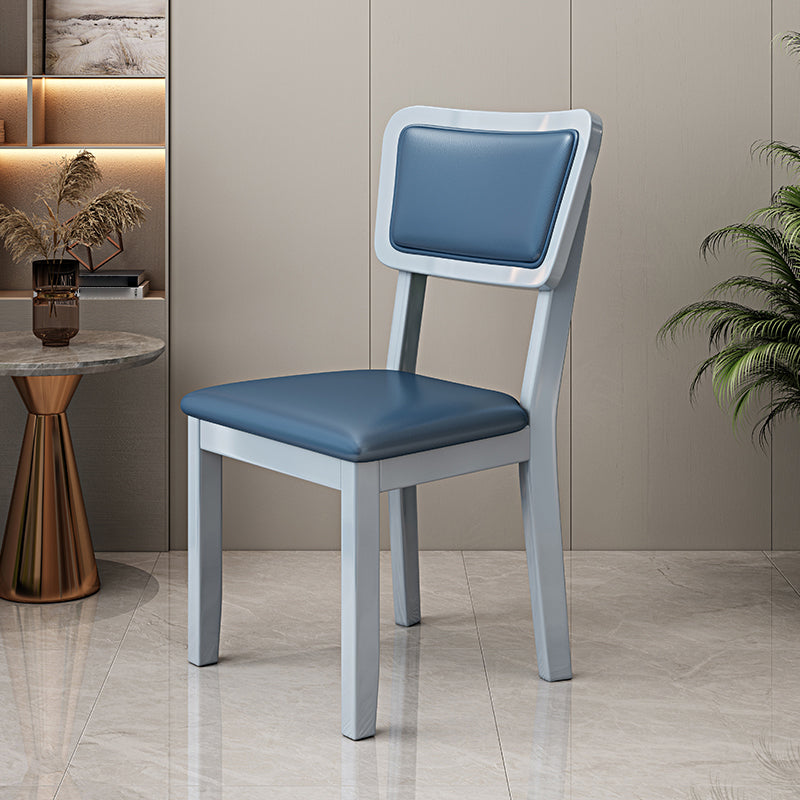 Indoor Scandinavian Side Chair Wood Upholstered Open Back Dining Room Chair Navy Blue 1 Piece Clearhalo ' kitchen&dining_furn' 'Dining Chairs' 'Dining Tables & Seating' 'dining_chair' 'furn' 'furn_dining_chair' 'Furniture' 'furniture_dining_chair' 'Kitchen & Dining Furniture' 'kitchen' 4056087