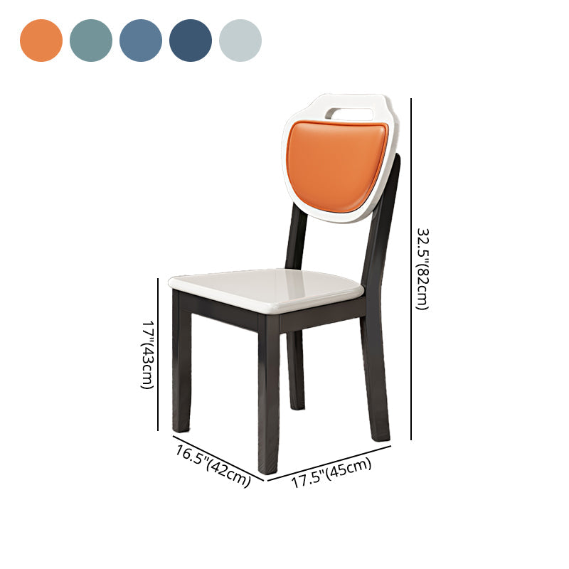 Indoor Scandinavian Side Chair Wood Upholstered Open Back Dining Room Chair Clearhalo ' kitchen&dining_furn' 'Dining Chairs' 'Dining Tables & Seating' 'dining_chair' 'furn' 'furn_dining_chair' 'Furniture' 'furniture_dining_chair' 'Kitchen & Dining Furniture' 'kitchen' 4056093