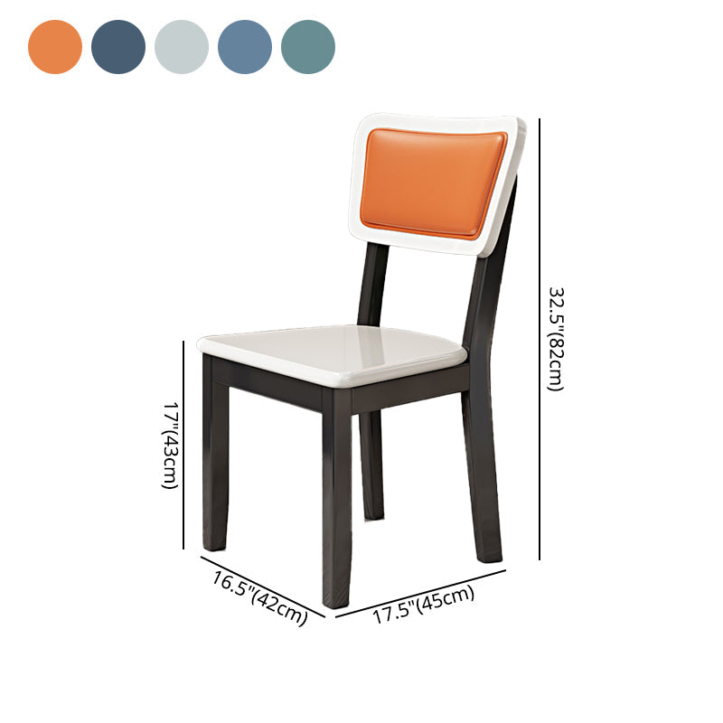 Indoor Scandinavian Side Chair Wood Upholstered Open Back Dining Room Chair Clearhalo ' kitchen&dining_furn' 'Dining Chairs' 'Dining Tables & Seating' 'dining_chair' 'furn' 'furn_dining_chair' 'Furniture' 'furniture_dining_chair' 'Kitchen & Dining Furniture' 'kitchen' 4056095